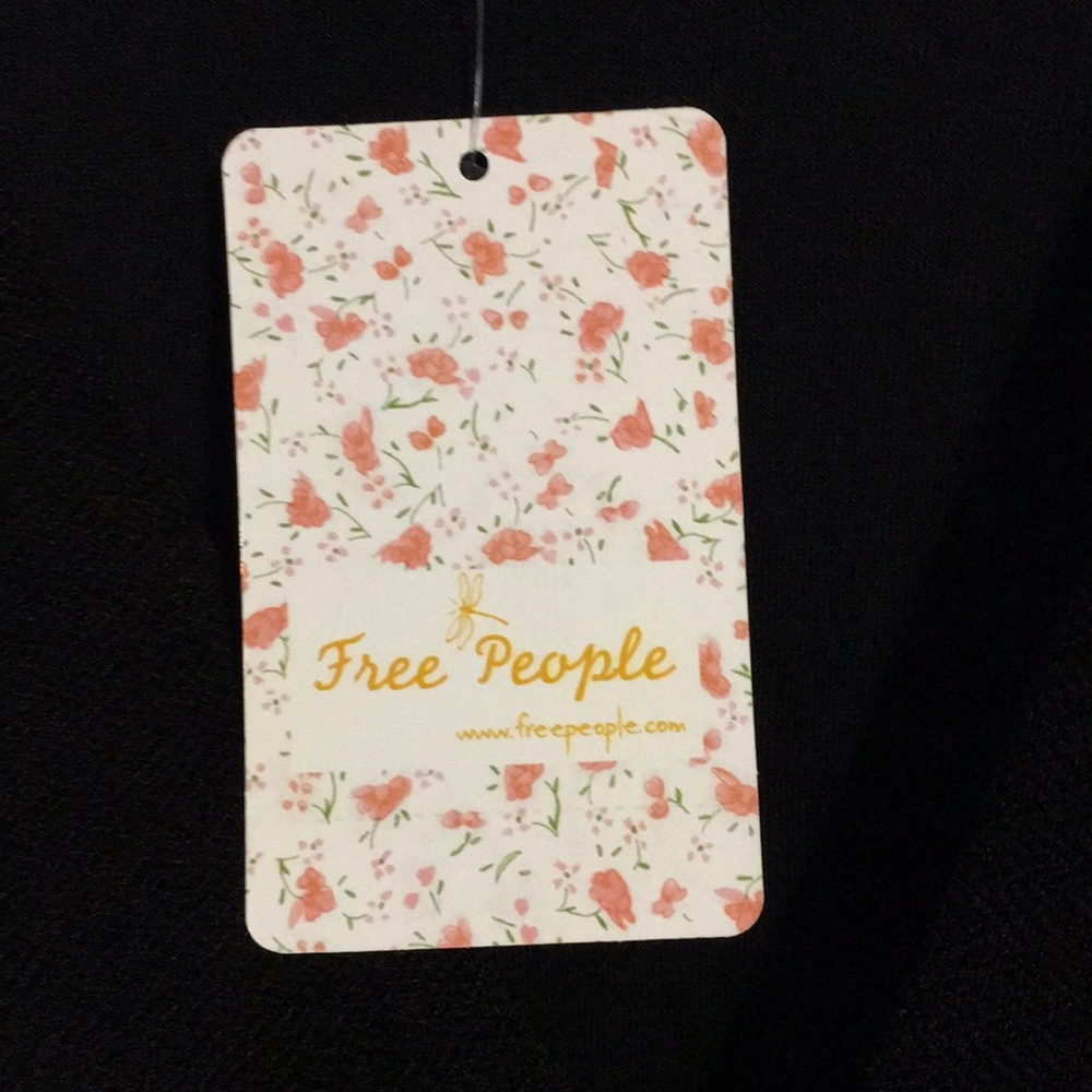 Free people X small black $128.00 dress NWT - Picture 4 of 8